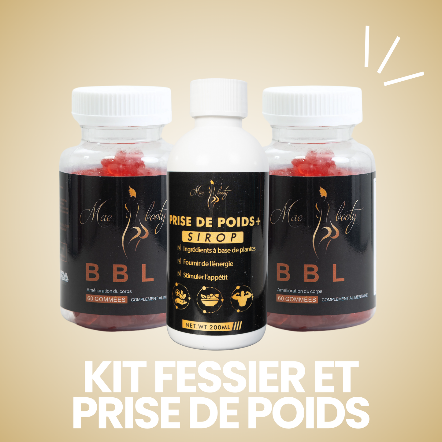 KIT FESSIER ET PRISE DE POIDS